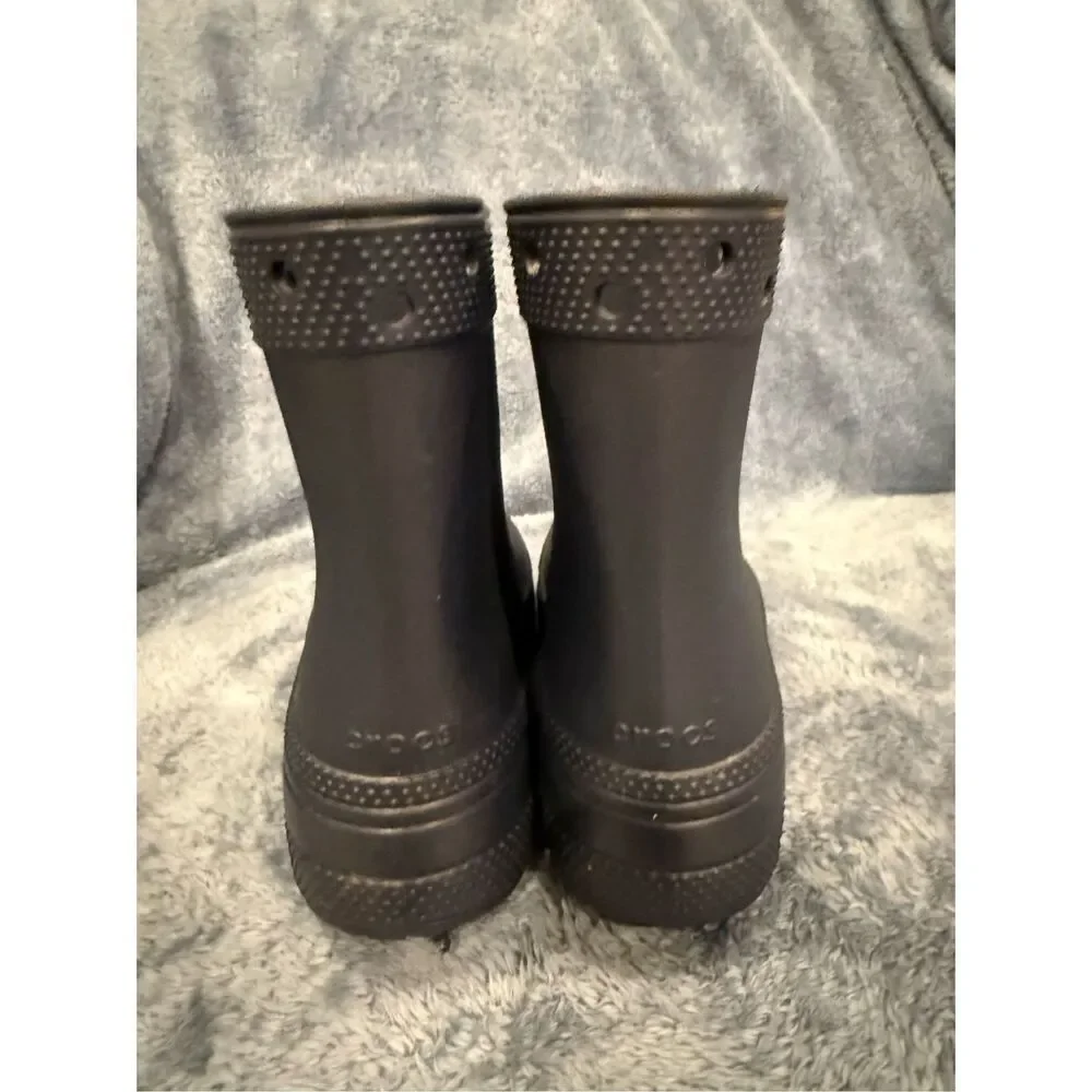 ✅Crocs navy rain boots child unisex